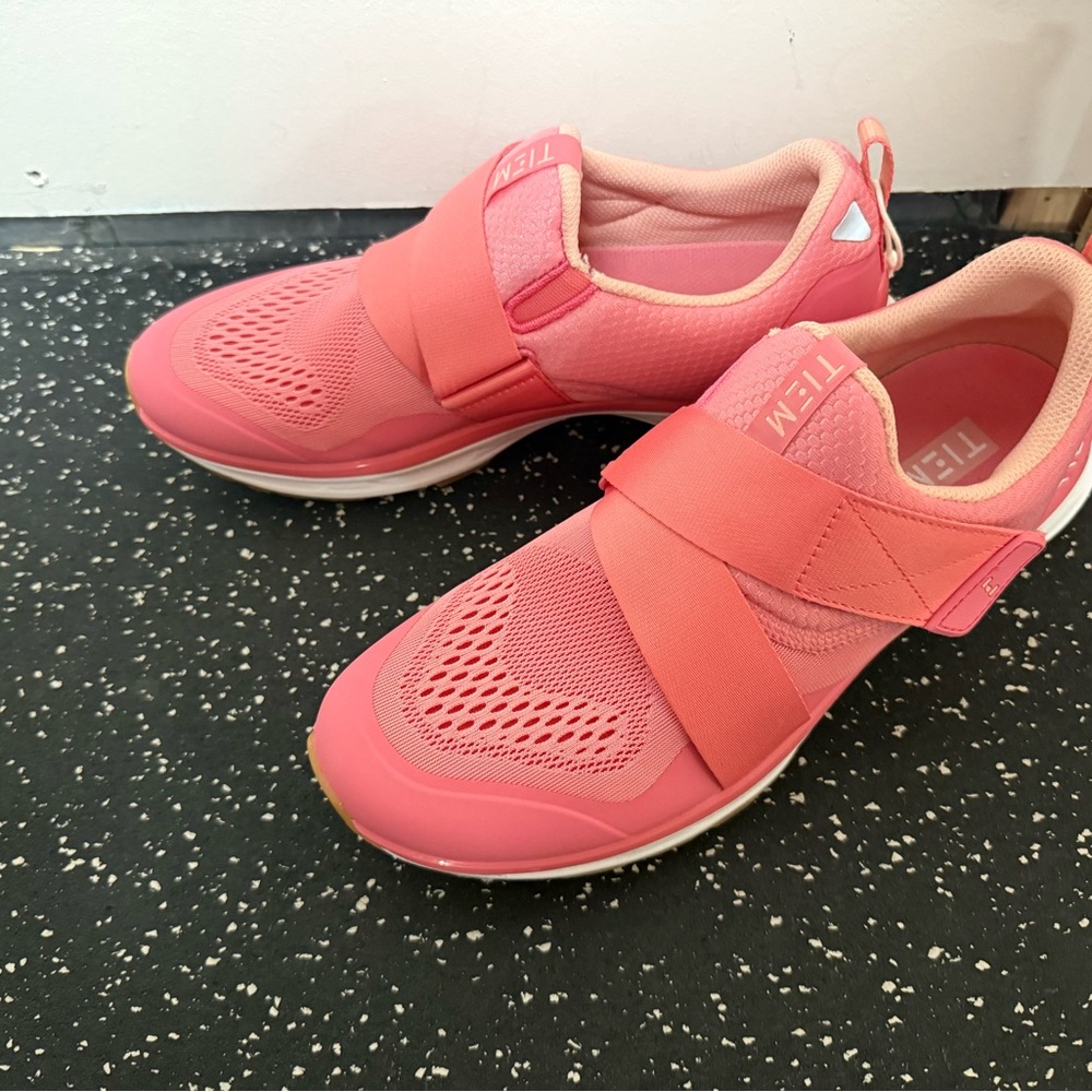 Pink Athletic Slip-On Shoes with Cushioned Sole